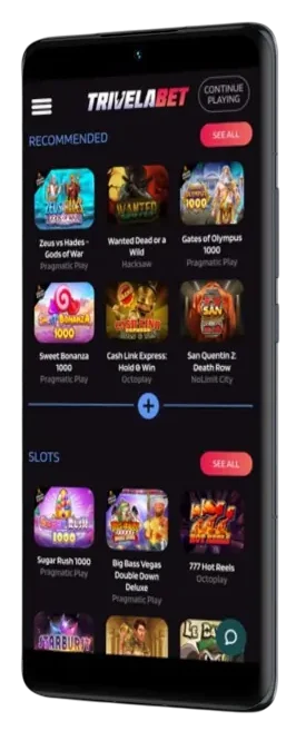 Trivelabet Casino op Mobiel